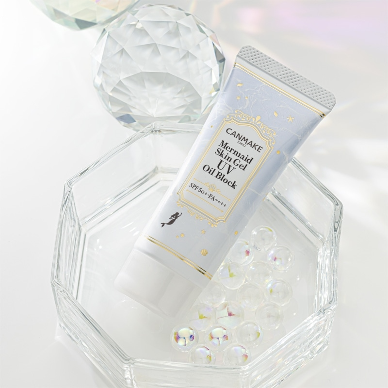 Canmake Mermaid Skin Gel UV (Oil Block) 40g 01 Clear White