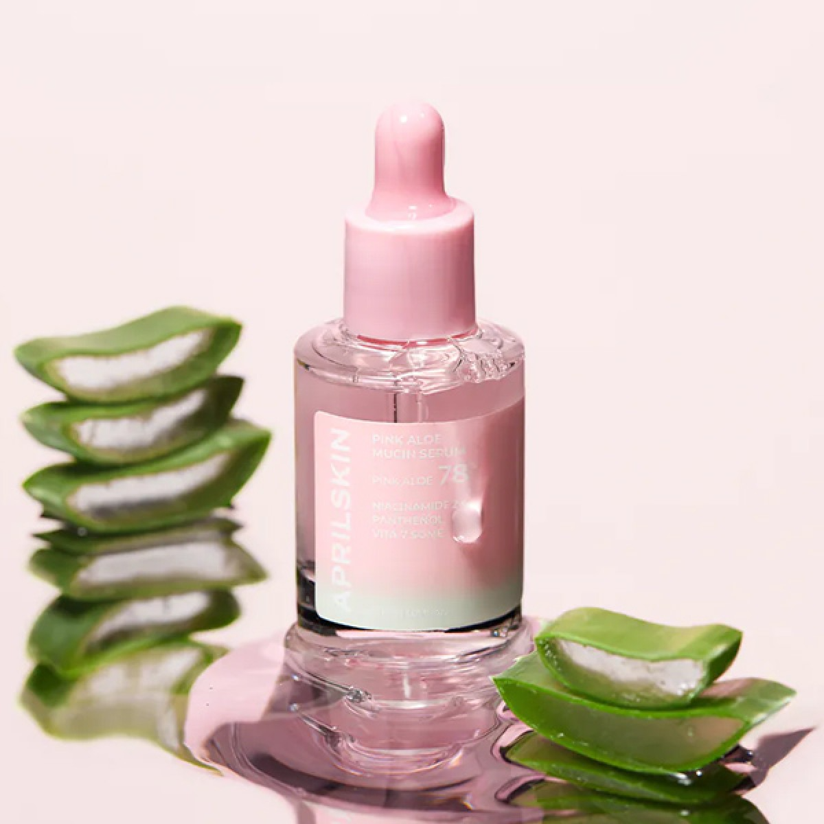 April Skin Pink Aloe Mucin Serum 30ml
