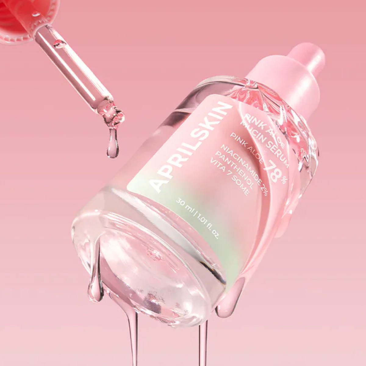 April Skin Pink Aloe Mucin Serum 30ml