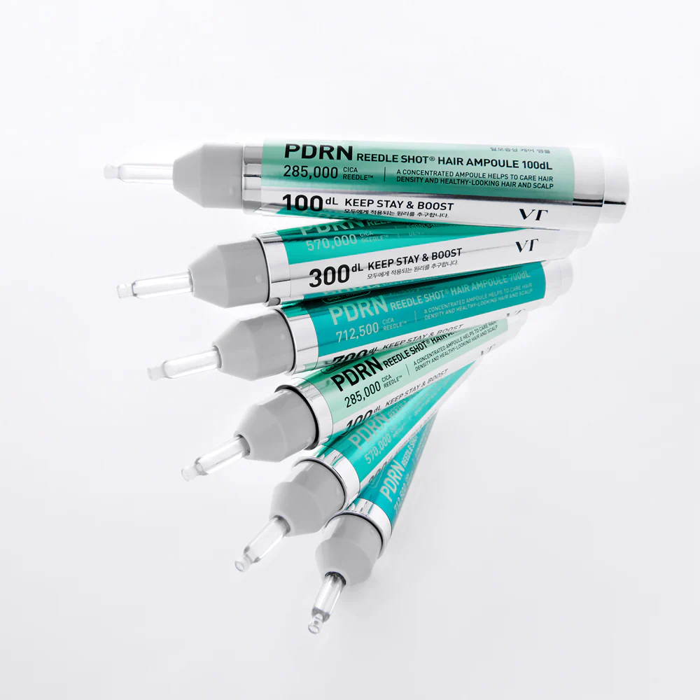 VT Cosmetics PDRN Reedle Shot Hair Ampoule 300dL