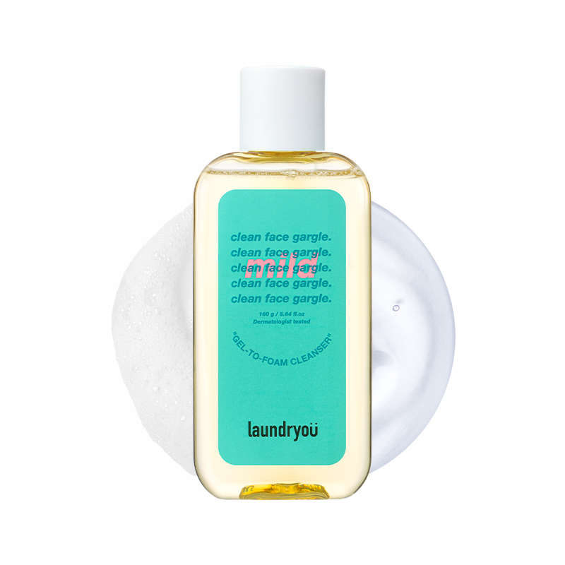 Laundryou Clean Face Gargle Gel-to-Foam Cleanser 160g