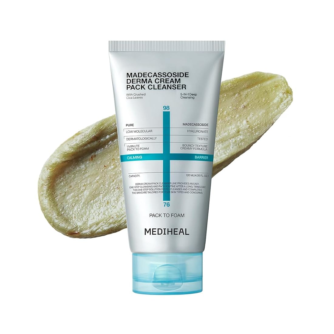 Mediheal Madecassoside Derma Cream Pack Cleanser 120ml