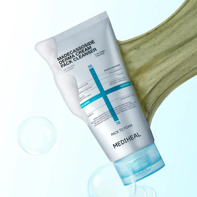 Mediheal Madecassoside Derma Cream Pack Cleanser 120ml