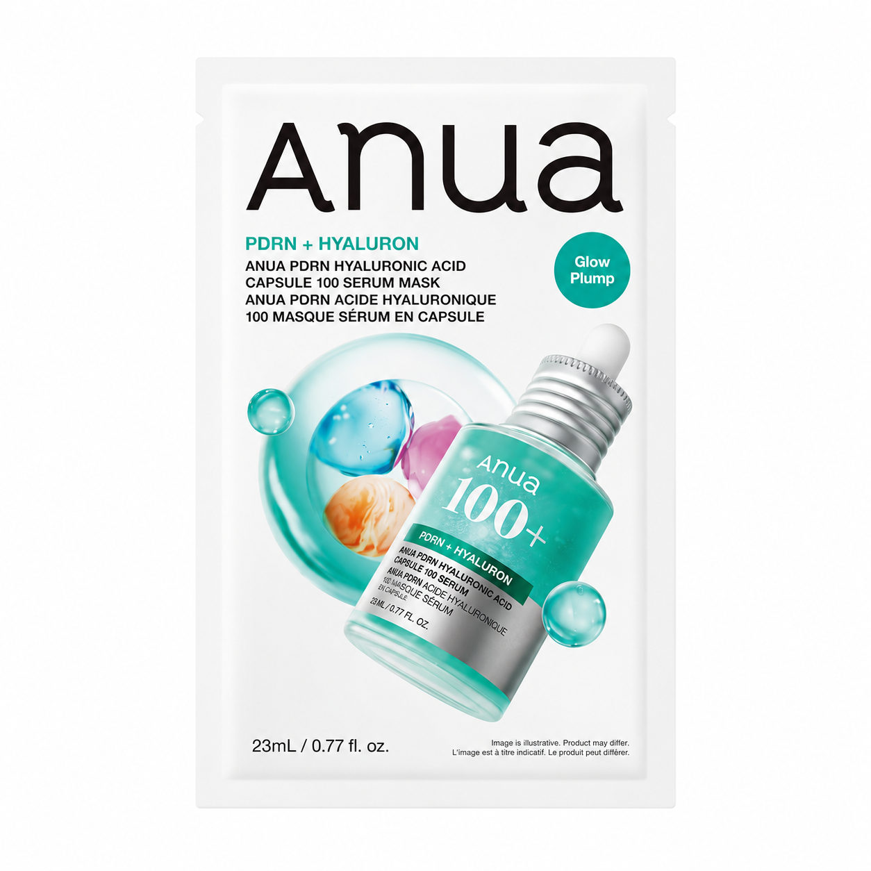 Anua Pdrn Hyaluronic Acid Capsule 100 Serum Mask 23ml 1Pc