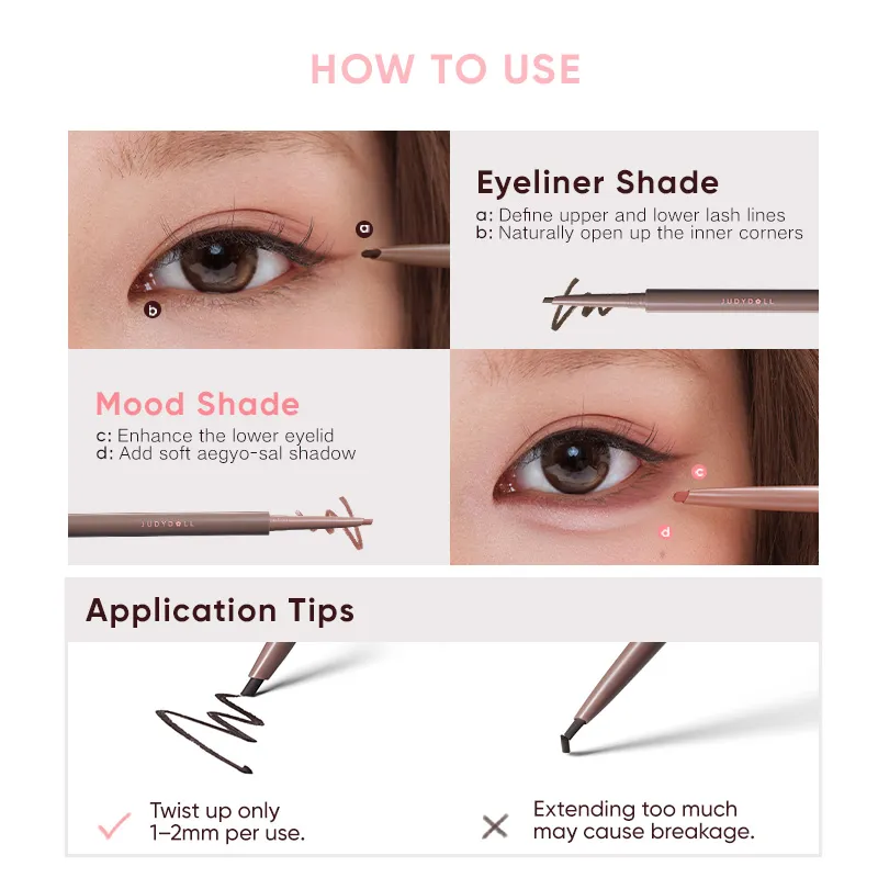 Judydoll Dual Color Gel Eyeliner