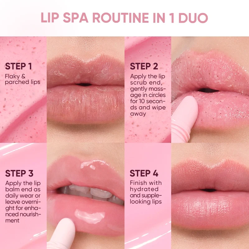 Judydoll Lip Scrub And Lip Balm Duo
