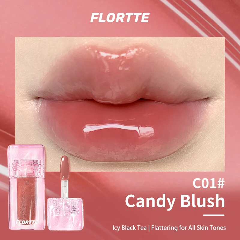 Flortte Crystal Glow Collection Plumping Lip Gloss