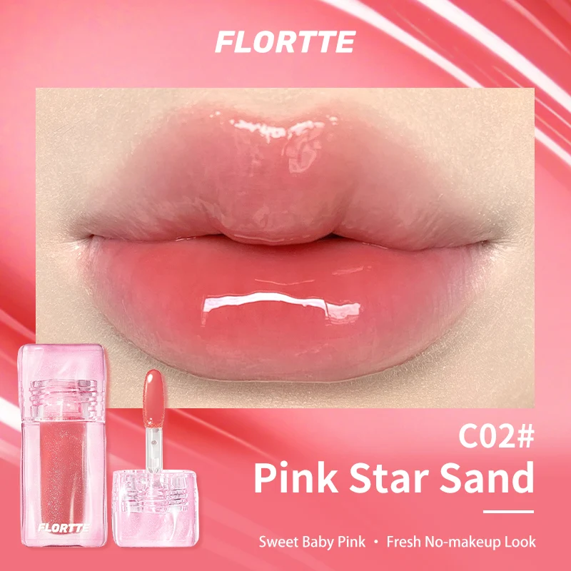 Flortte Crystal Glow Collection Plumping Lip Gloss