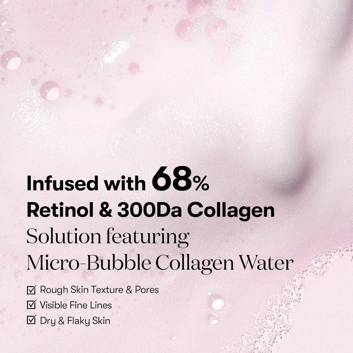 VT Cosmetics Retinol Collagen Pink Micro Bubble Serum 70ml