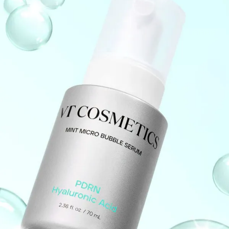VT Cosmetics PDRN Hyaluronic Acid Mint Micro Bubble Serum 70ml