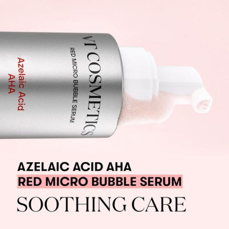 VT Cosmetics Azelaic Acid AHA Red Micro Bubble Serum 70ml