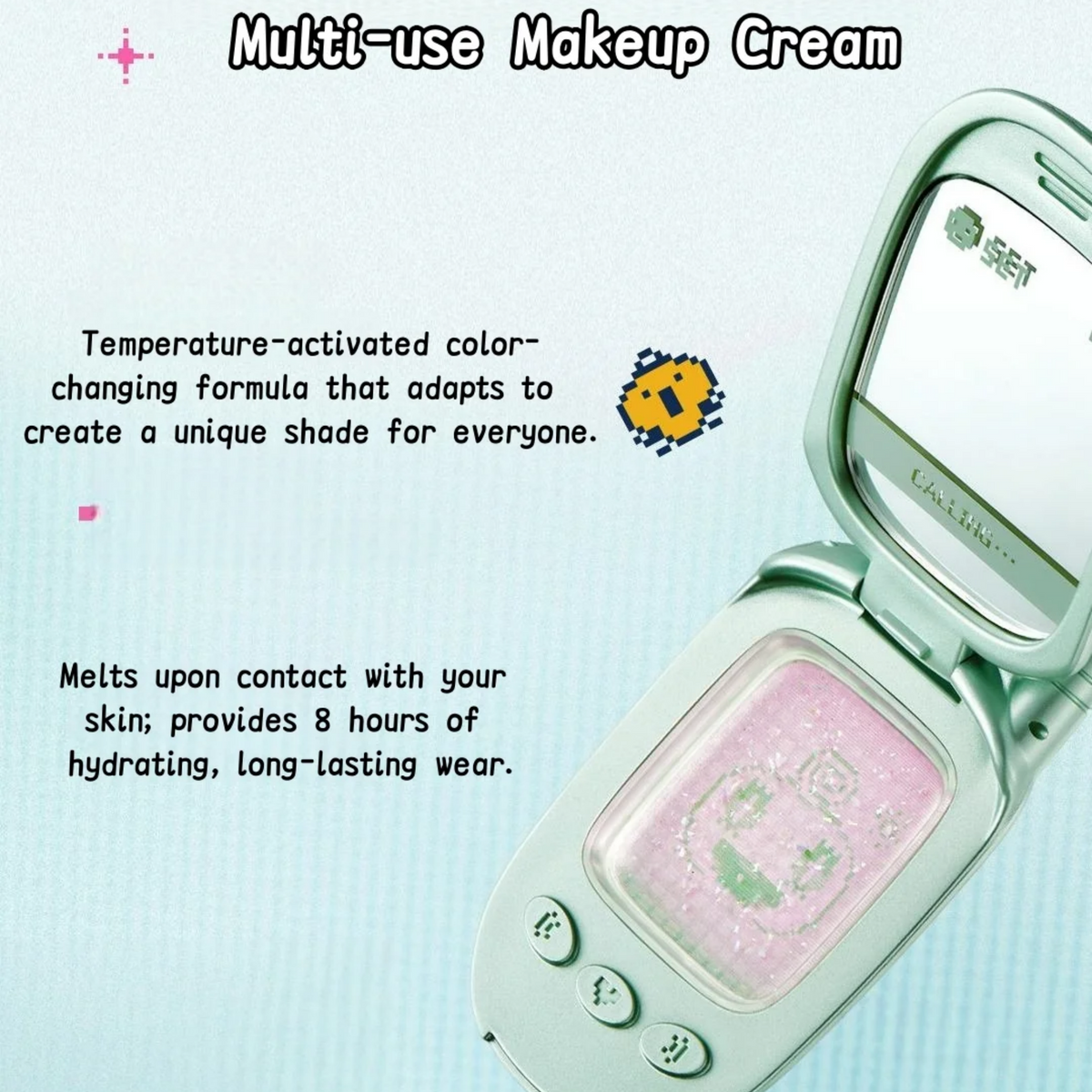 Little Ondine X Tamagotchi Neon Blush Multi-Use Powder