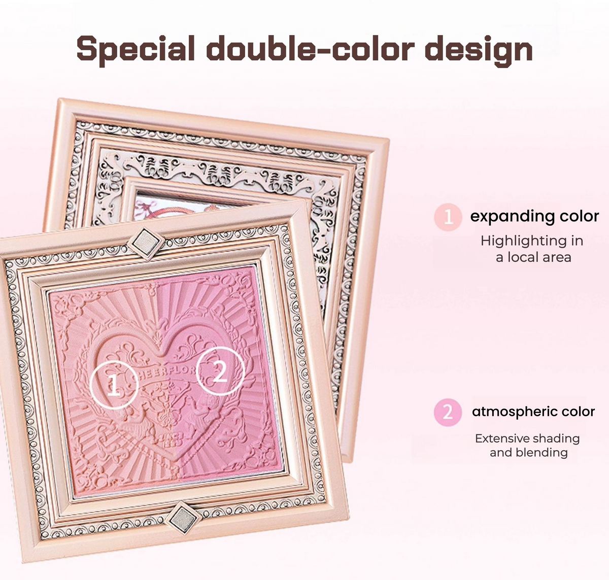 Cheerflor Luminous Oasis Series Frame Dual Colour Blush