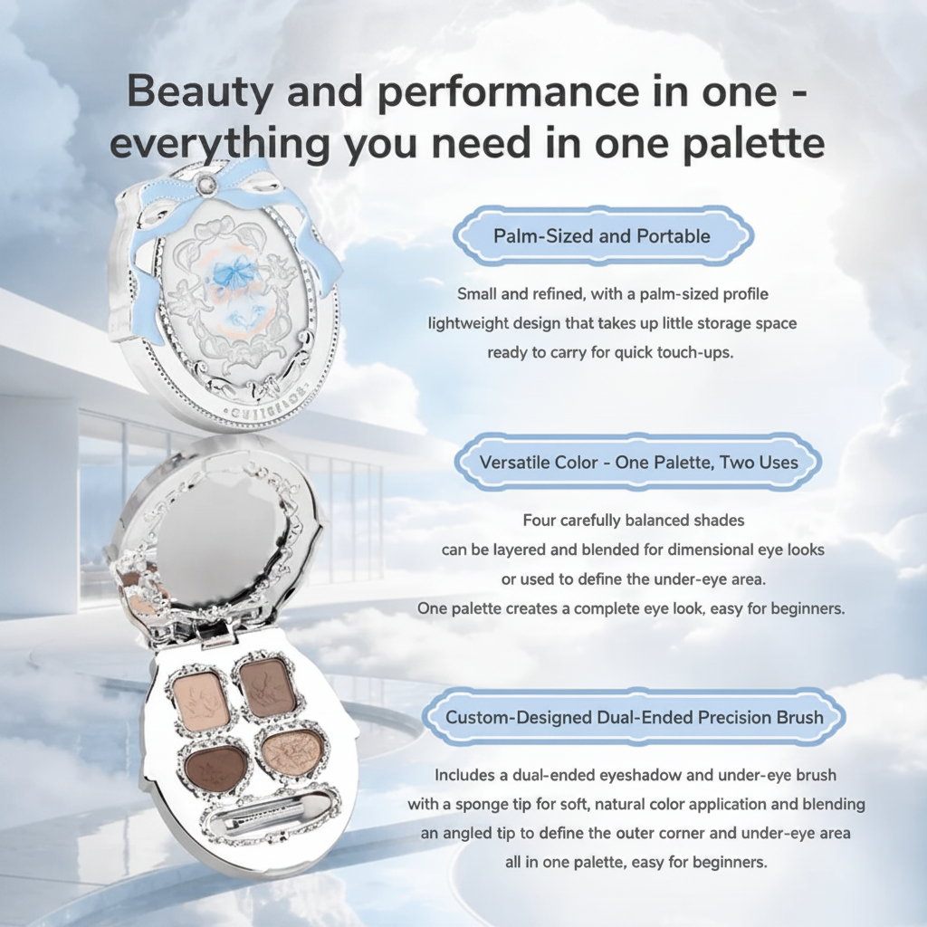 Cheerflor Sweetheart Conclusion Series 4-Color Eyeshadow Palett