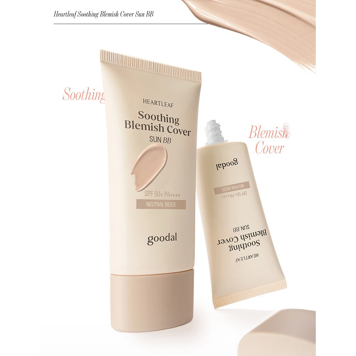 Goodal Heartleaf Soothing Blemish Cover Sun BB Neutral Beige 50ml