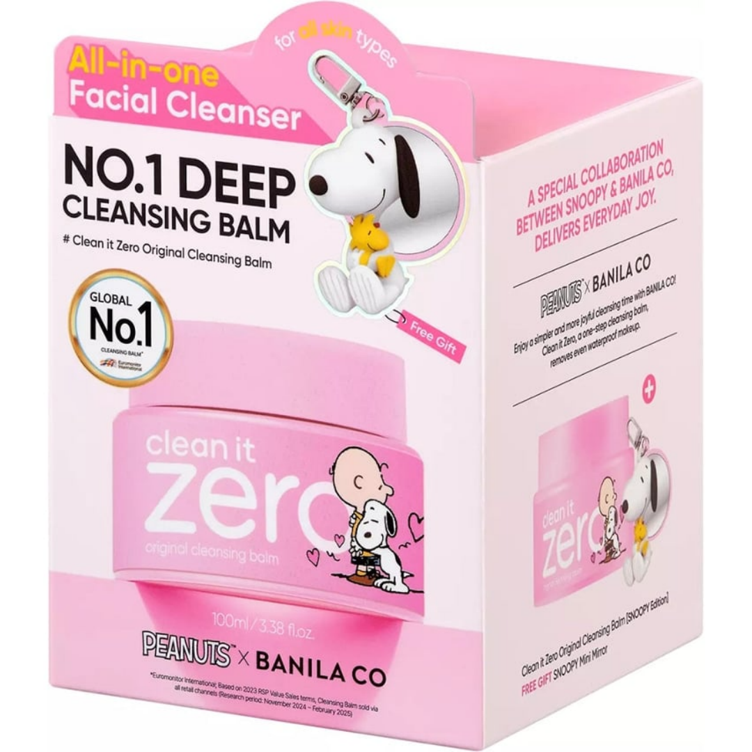 Banila Co Clean It Zero Original Cleansing Balm Set Snoopy Edition 100ml+1ea