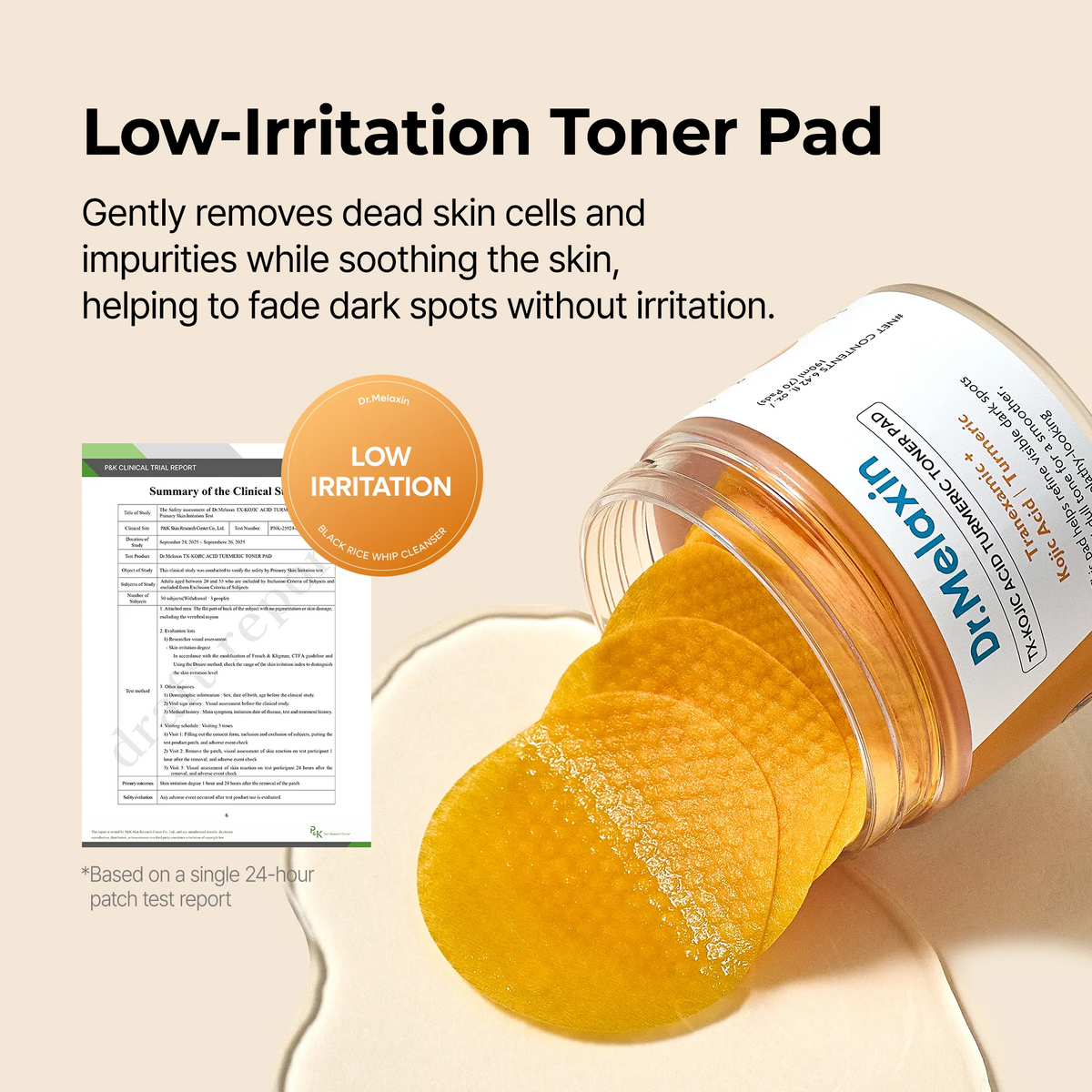Dr.Melaxin TX-Kojic Acid Turmeric Toner Pad (70ea)190ml