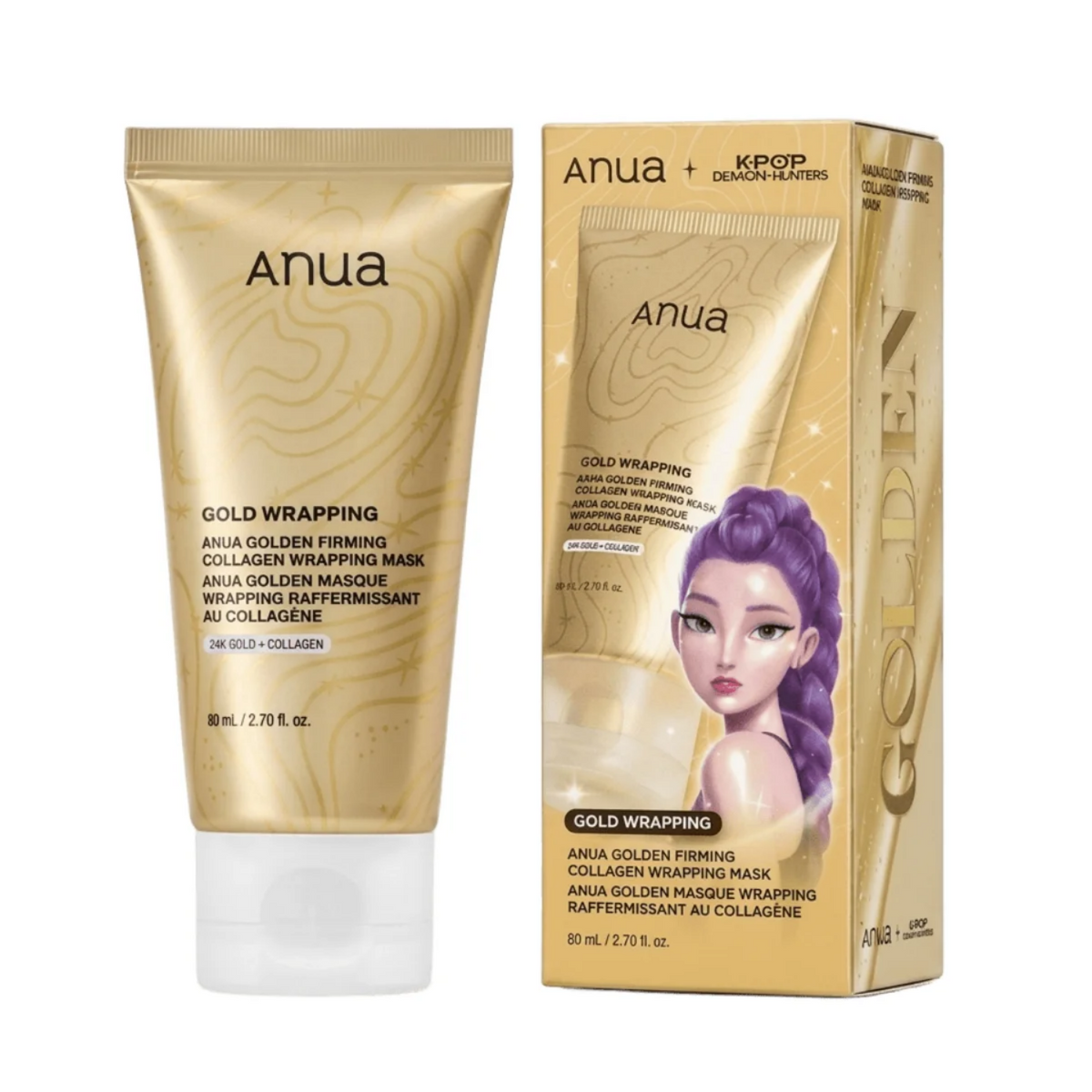 Anua X KDH Golden Firming Collagen Wrapping Mask 80ml