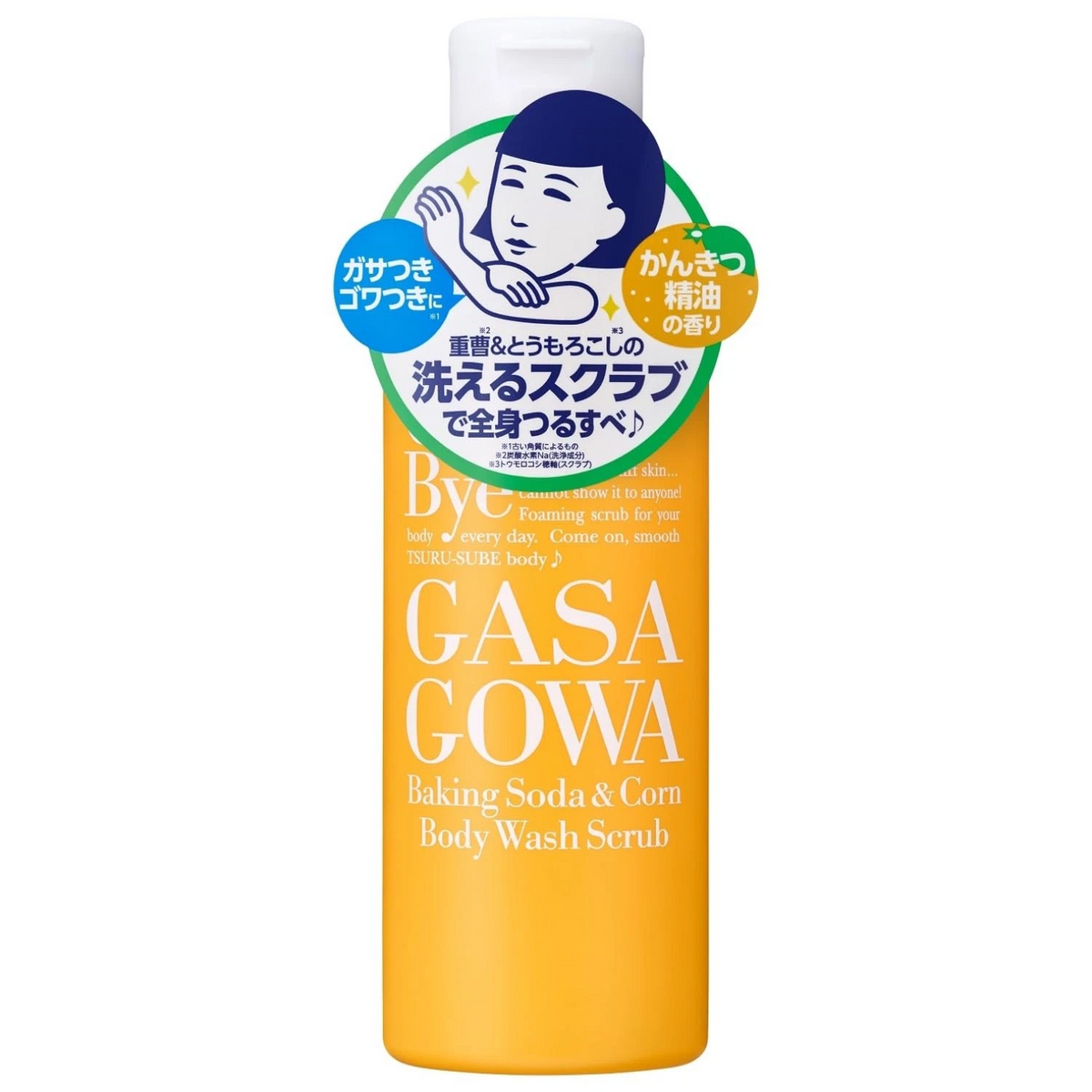 Ishizawa Keana Nadeshiko Baking Soda & Corn Body Wash Scrub 280g