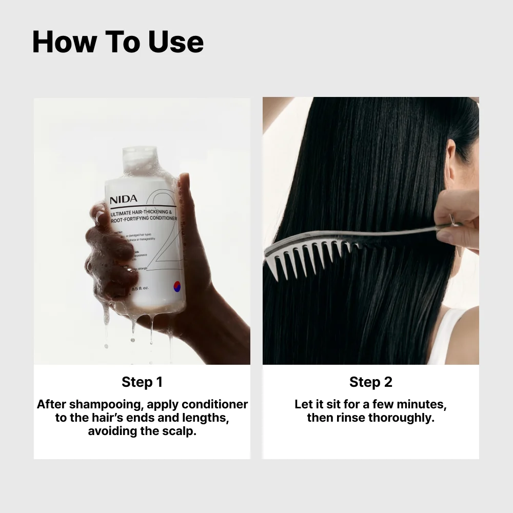 NIDA Ultimate Hair-Thickening & Root-Fortifying Conditioner 250ml