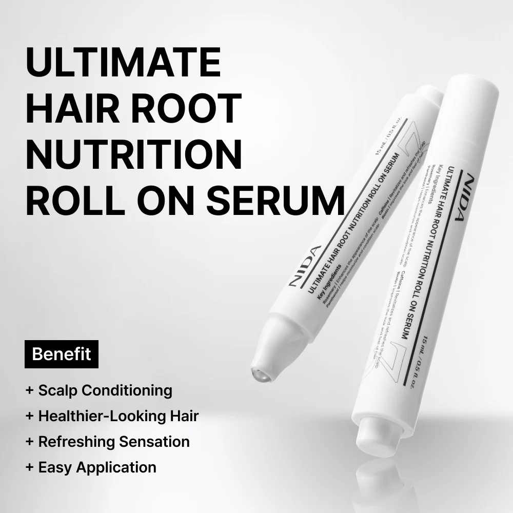 NIDA Ultimate Hair Root Nutrition Roll On Serum 15ml