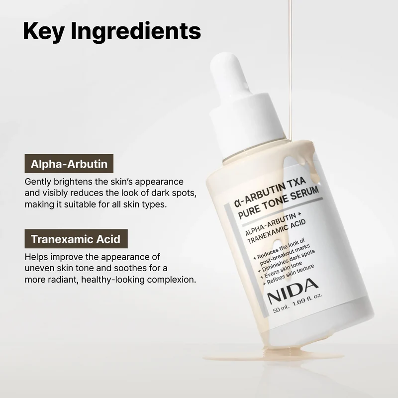 NIDA Alpha-Arbutin TXA Pure Tone Serum 50ml
