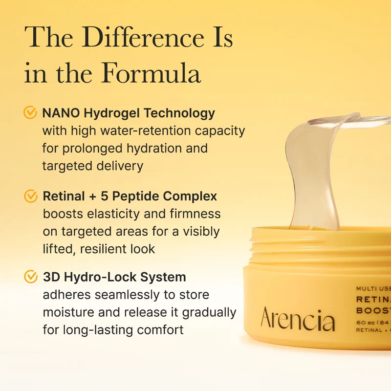 Arencia Retinal Boosting Eye Mask 60ea 84g
