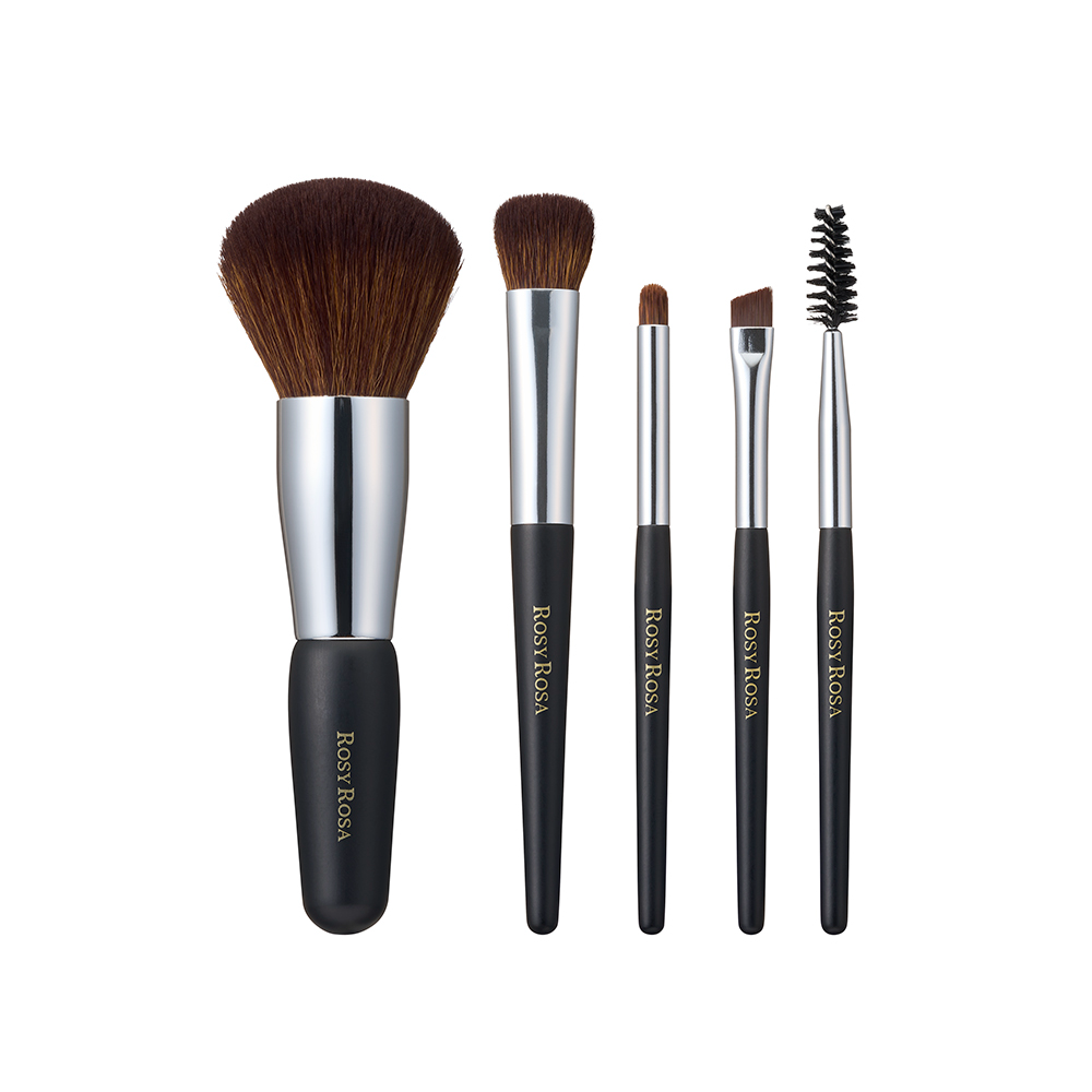 Rosyrosa Portable Makeup Brush Set 5P