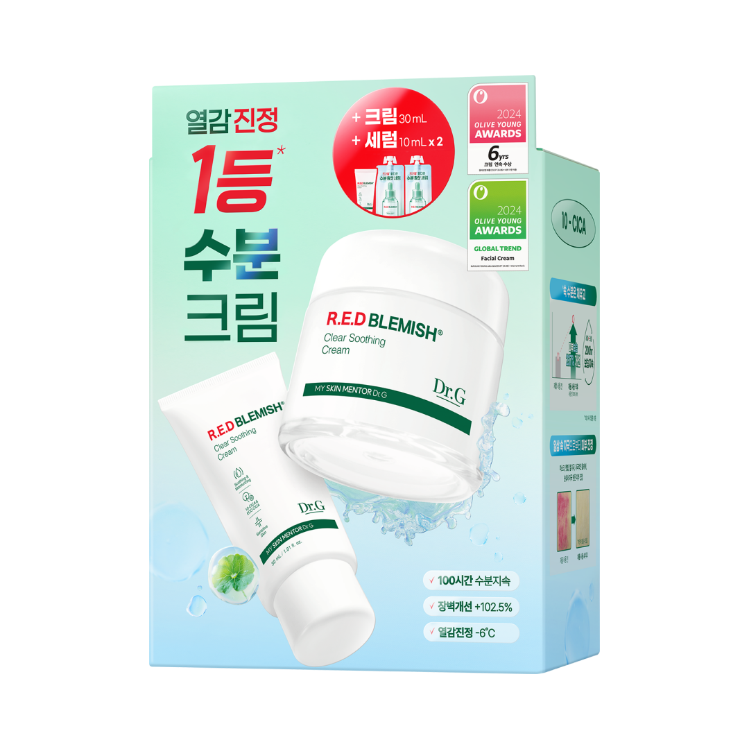 Dr.G R.E.D Blemish Clear Soothing Cream Set 70+30+10