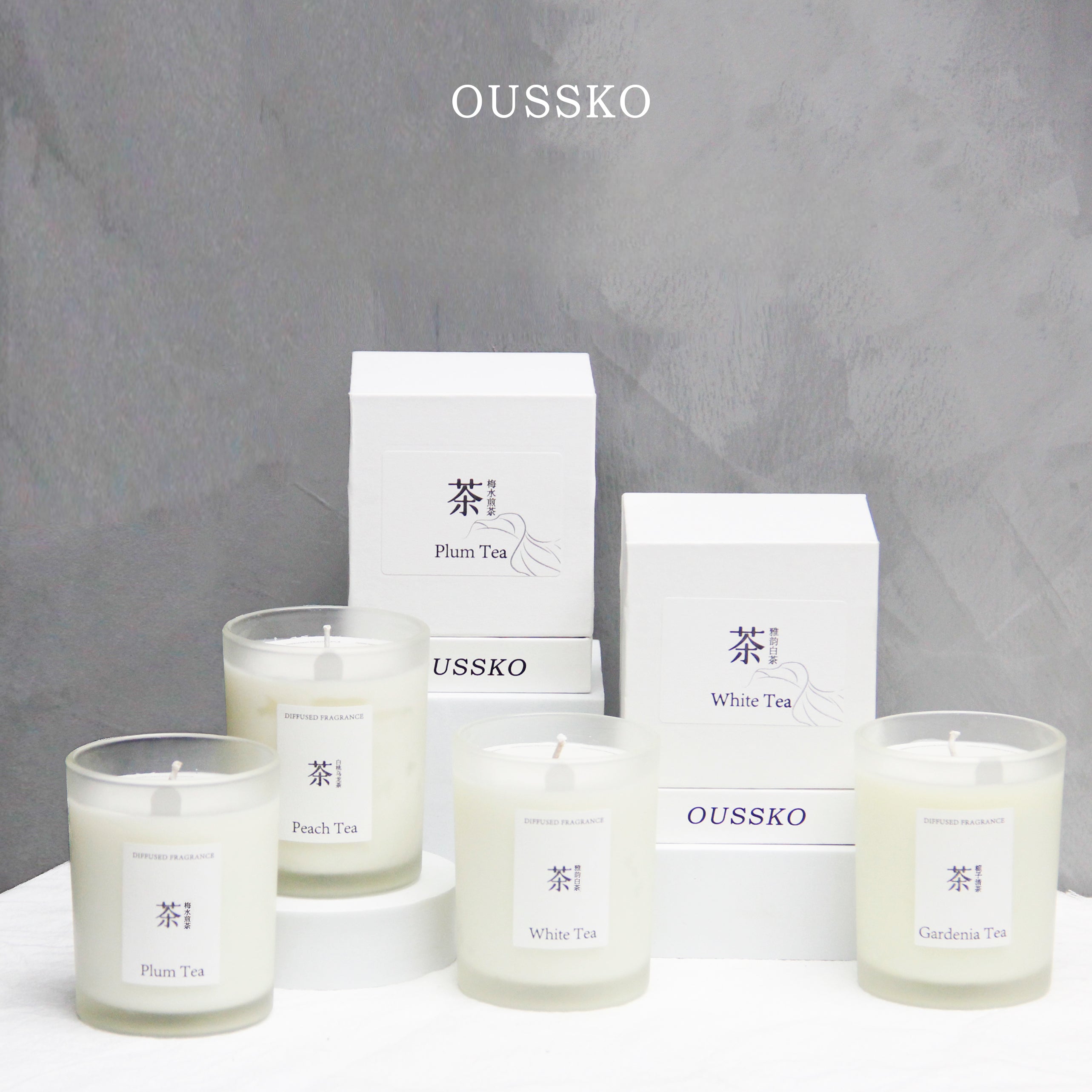 Oussko Aromatherapy Candles Tea Series 200g