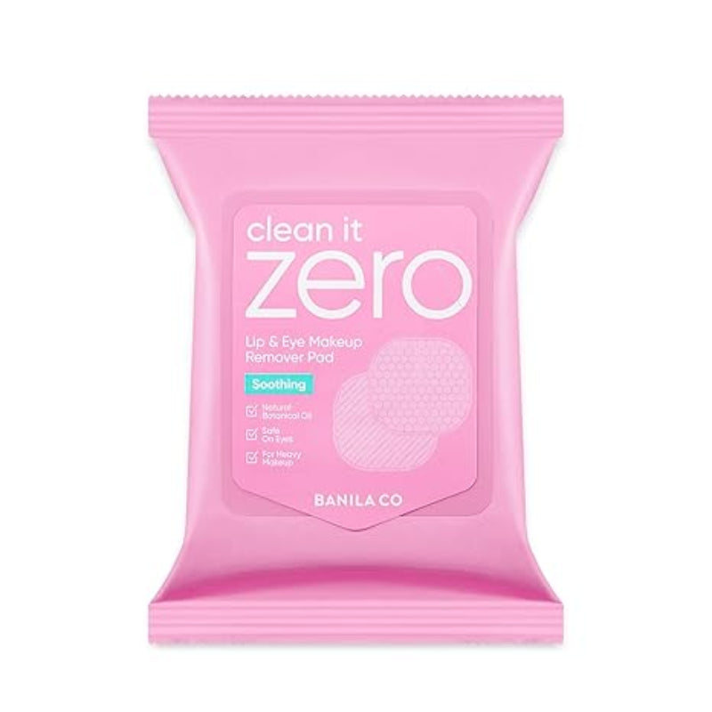 Banila Co Clean it Zero Soothing Lip & Eye Removing Pad 30Pcs