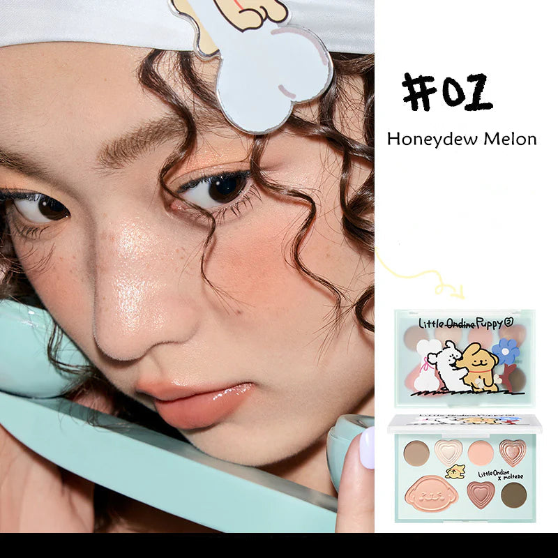 Little Ondine Puppy Hug Series 7-Color Eyeshadow Palette