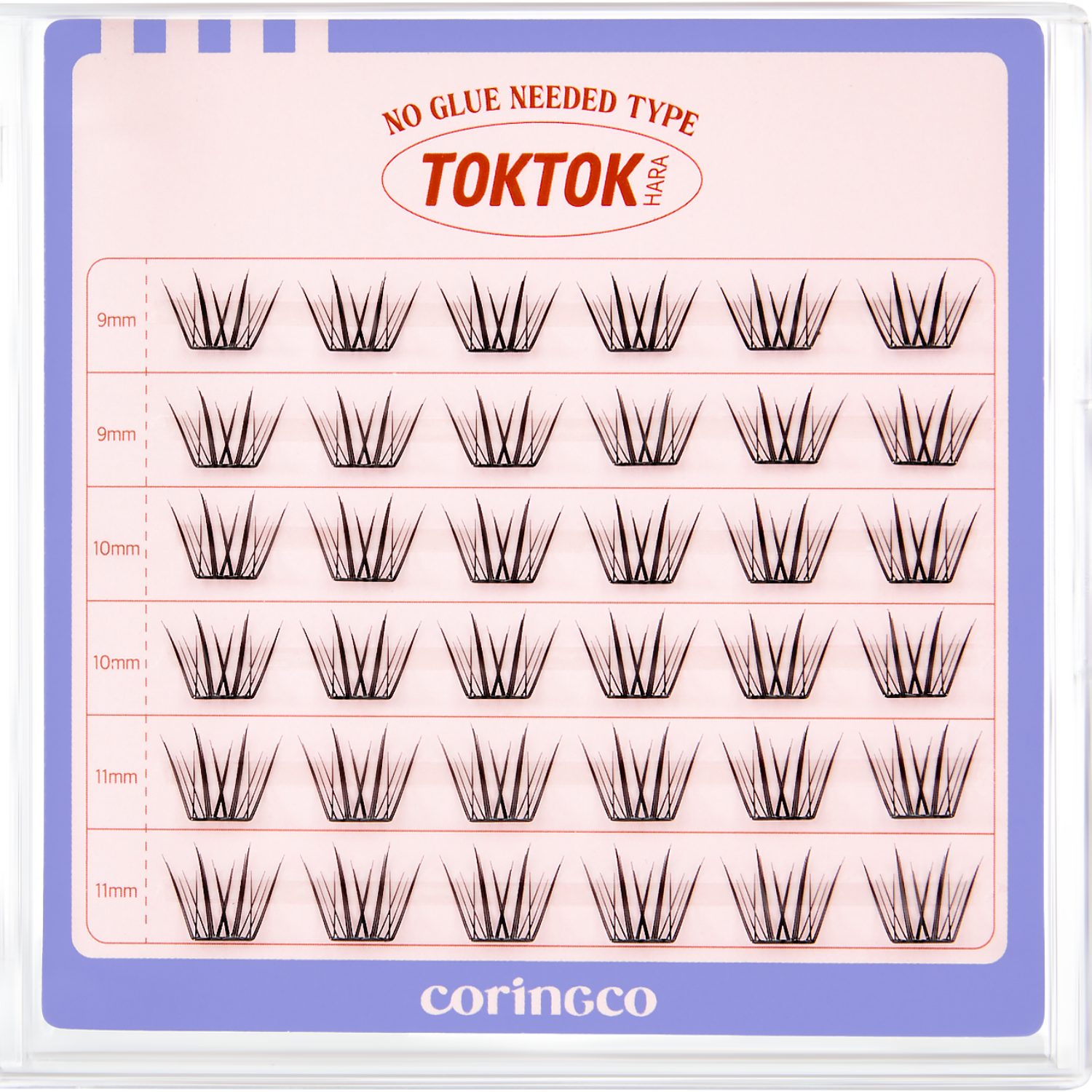 Coringco Toktokhara No Glue Eyelash