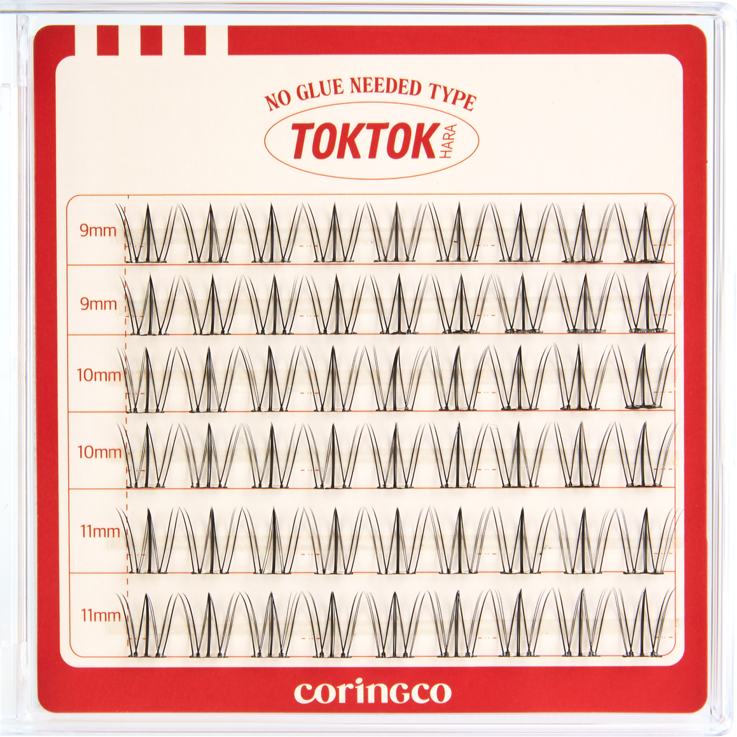 Coringco Toktokhara No Glue Eyelash