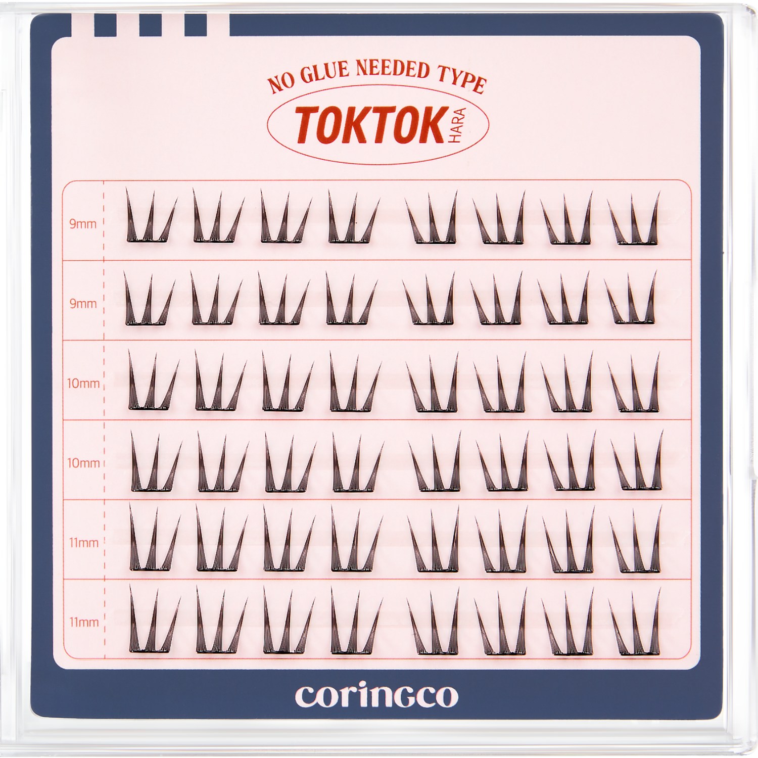 Coringco Toktokhara No Glue Eyelash