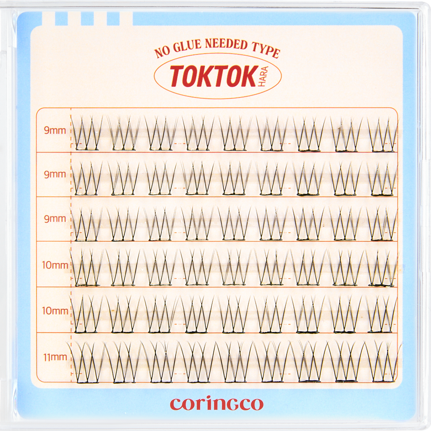 Coringco Toktokhara No Glue Eyelash