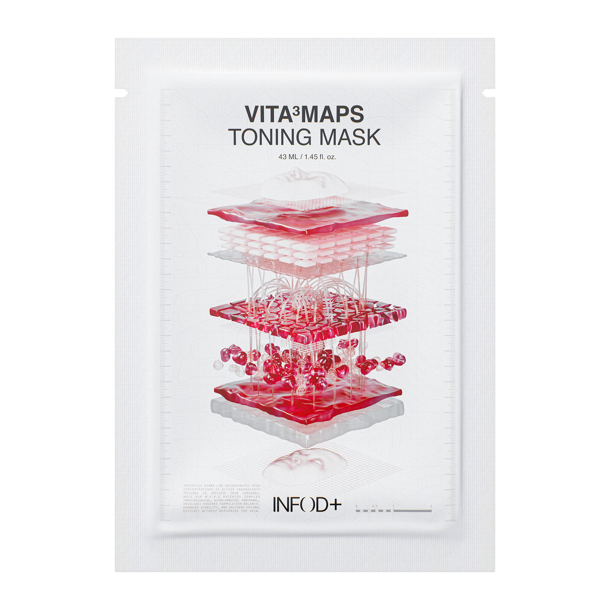Infodplus VITA MAPS Toning Mask 1Pcs