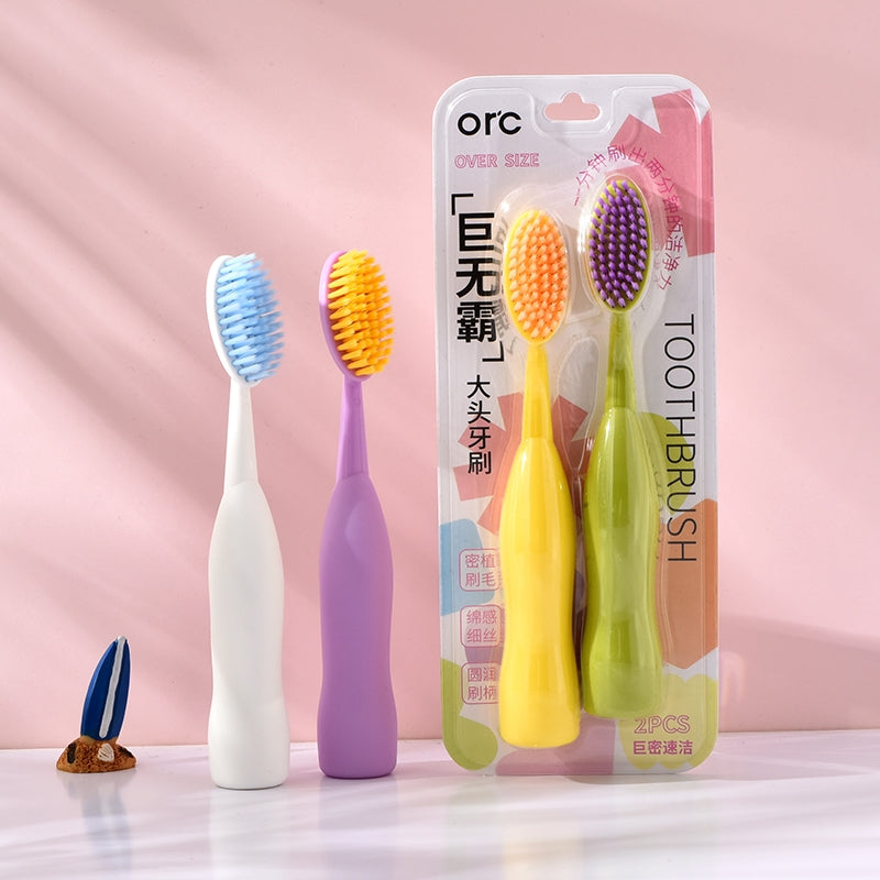 ORC Giant Big Head Toothbrush 2pcs