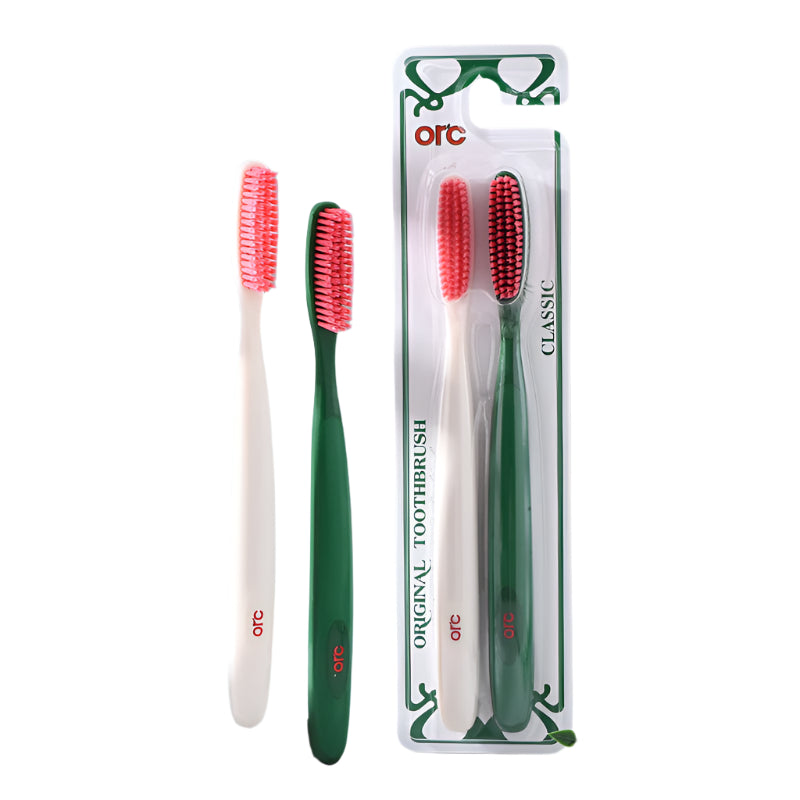 ORC Classic Long-Handled Luxury Toothbrush 2pcs