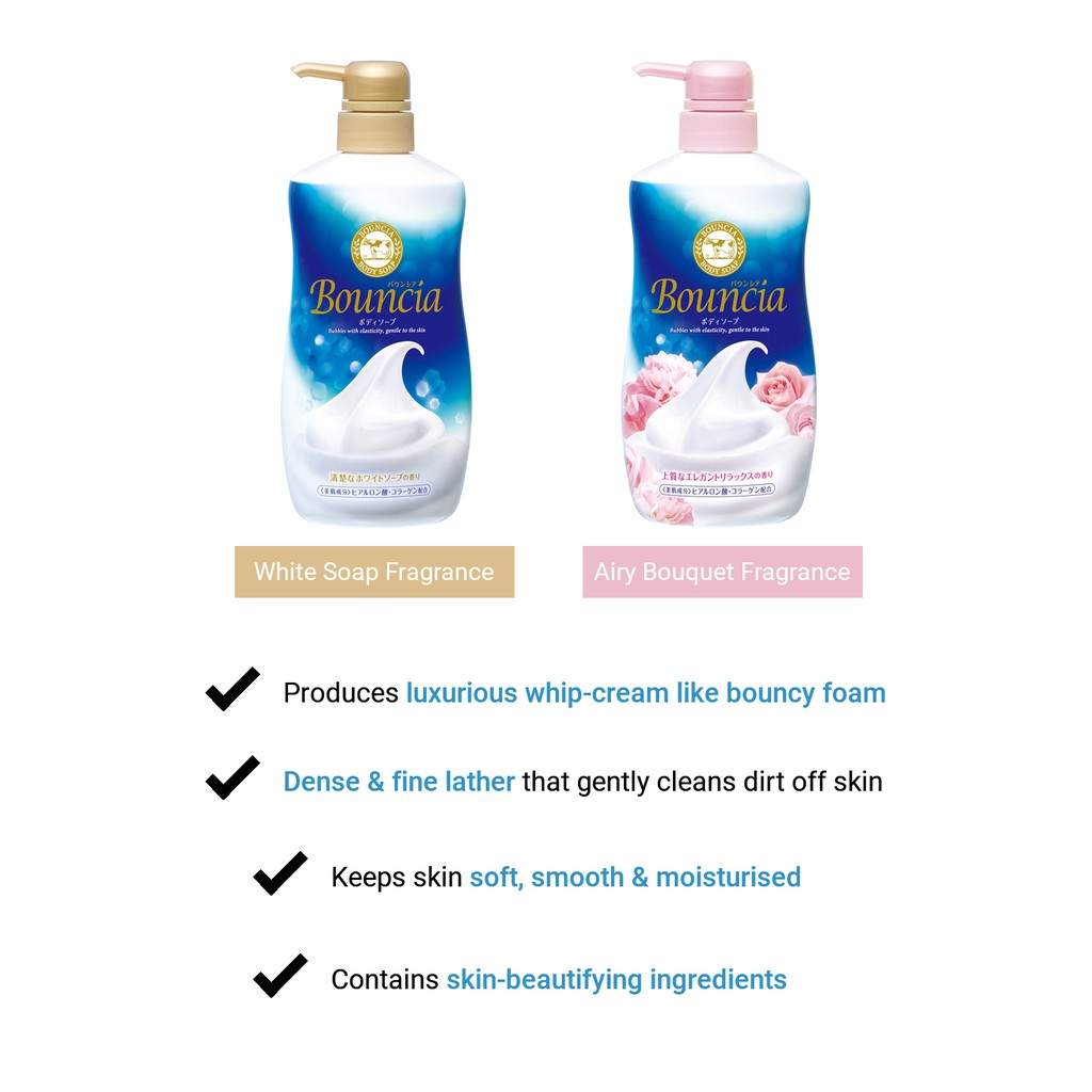 Bouncia Body Soap Pump 480ml