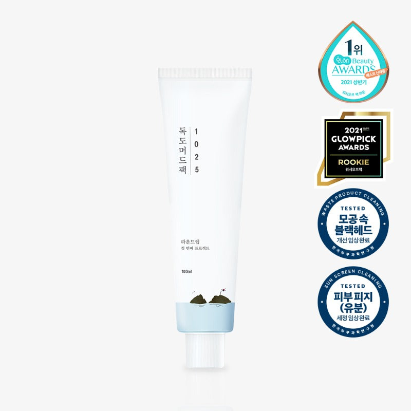Round Lab 1025 Dokdo Mud Pack 100ml (Tube Type)