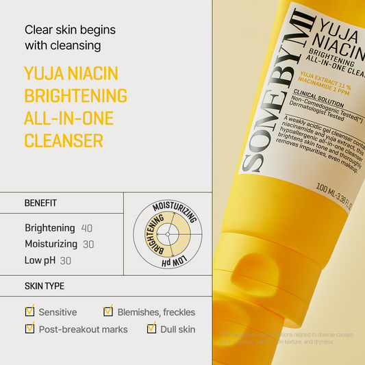 Some By Mi Yuja Niacin Brightening All-In-One Cleanser 100ml