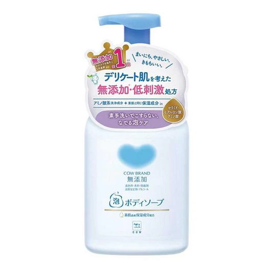 Cow Brand Additive Free Foaming Body Soap Pump 500ml
