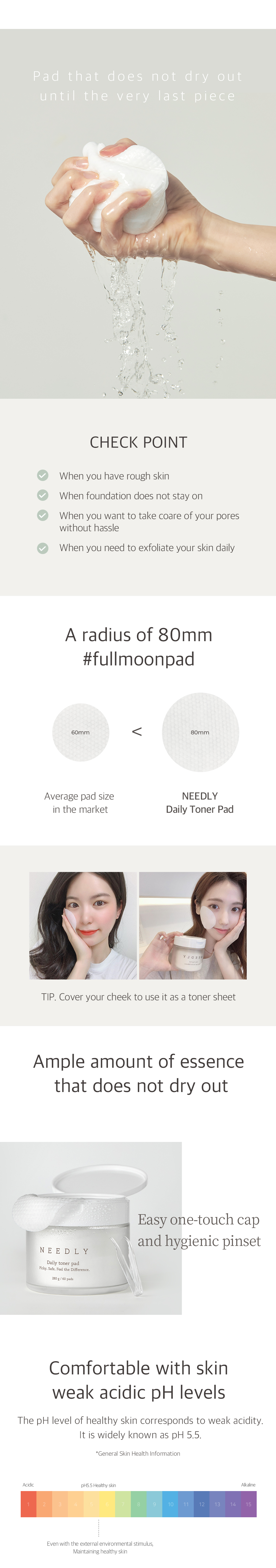 Needly Daily Toner Pad 80 Pads