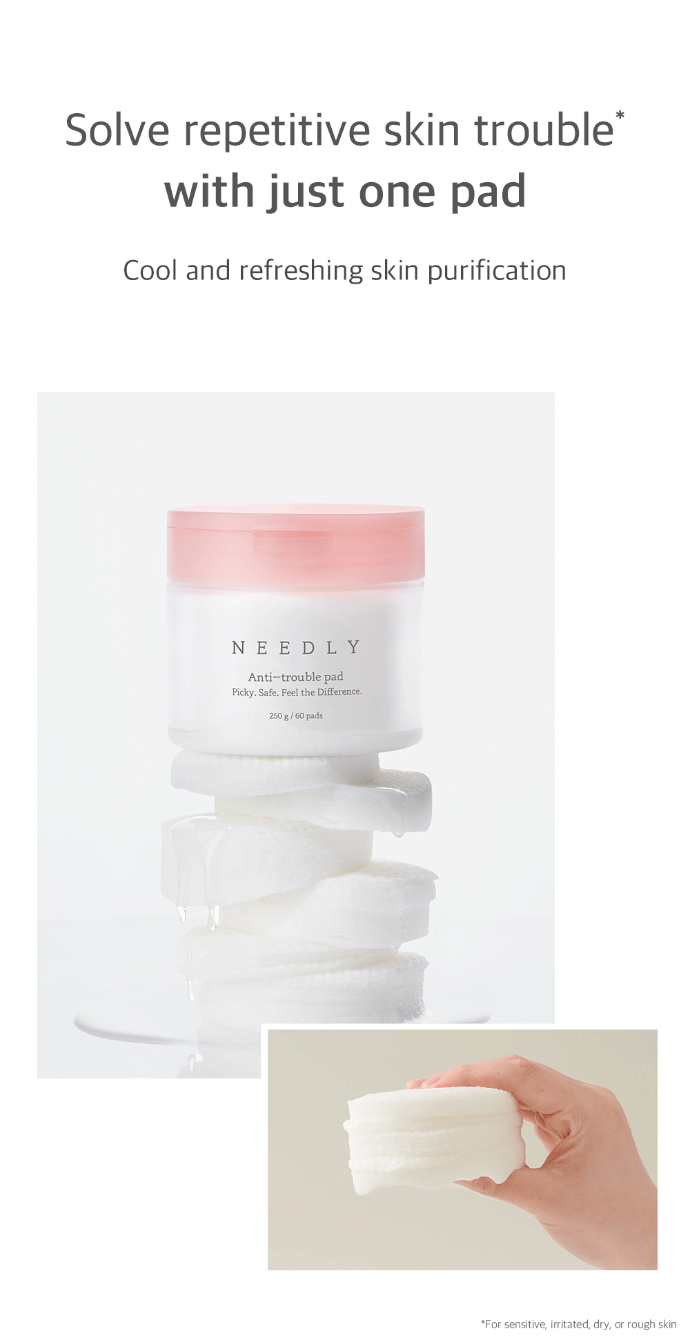 Needly Anti-trouble Pad 60 Pads