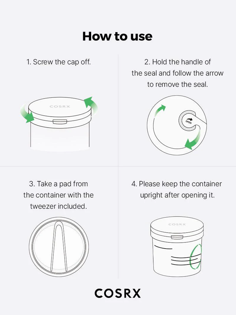 Cosrx One Step Green Calming Pad 70 Pads