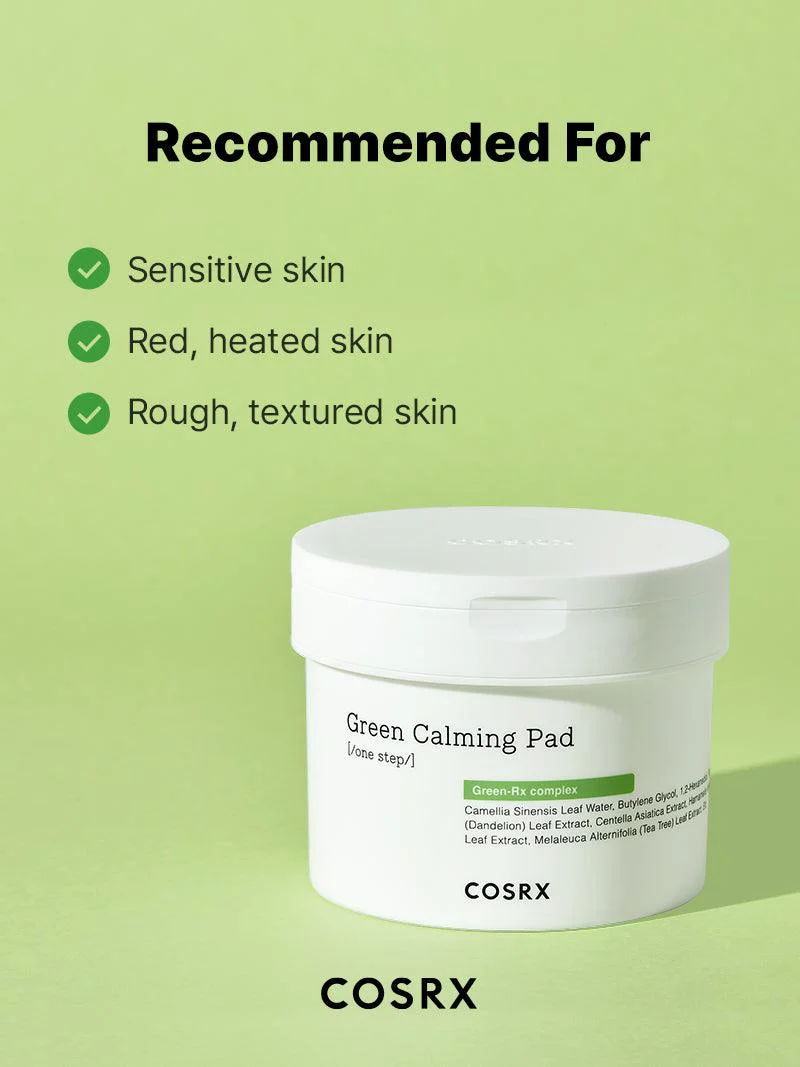 Cosrx One Step Green Hero Calming 70 Pads