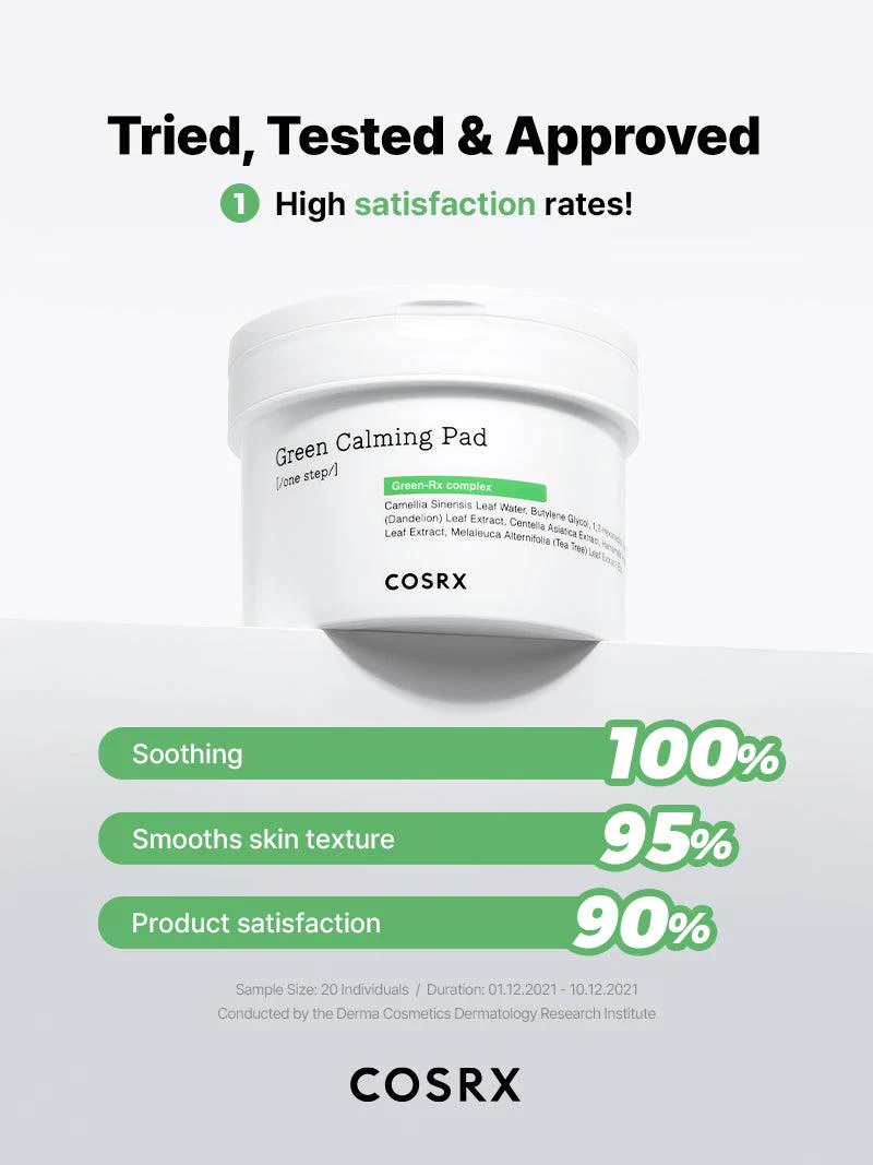 Cosrx One Step Green Hero Calming 70 Pads