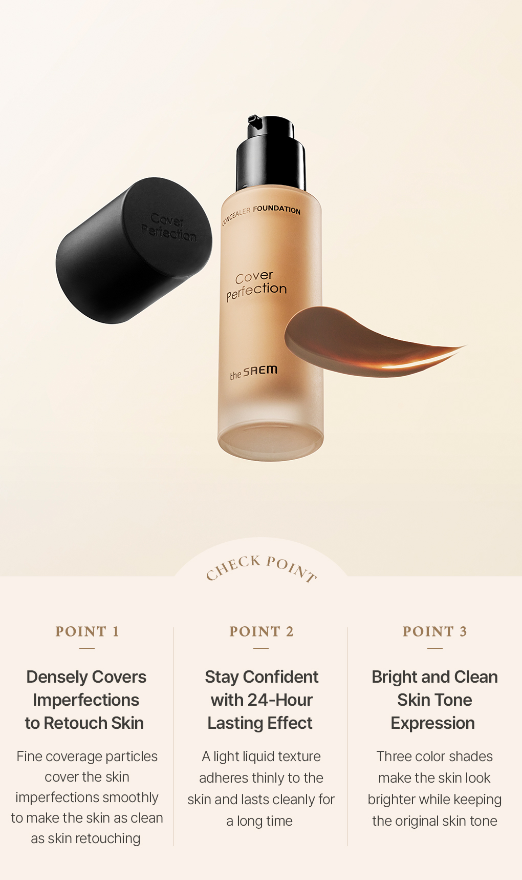 The Saem Cover Perfection Concealer Foundation
