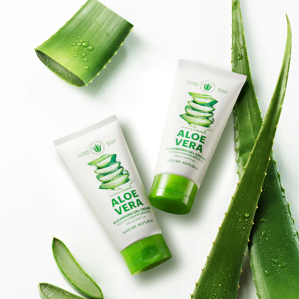 Nature Republic Soothing & Moisture Aloe Vera Cleansing Gel Cream